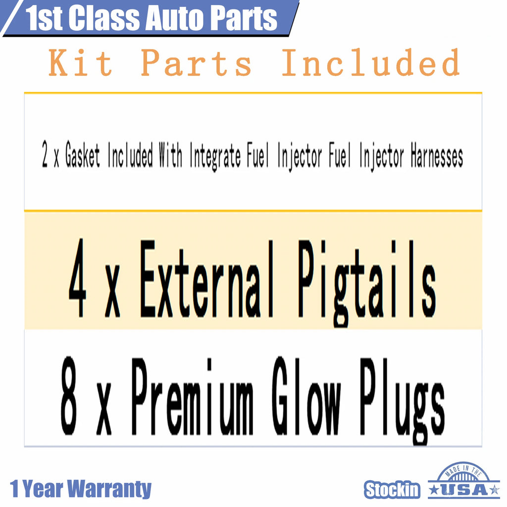 Valve Cover Gasket & Glow Plug Kit for Ford E-350 F-350 7.3L Turbo V8 (1994–2003)