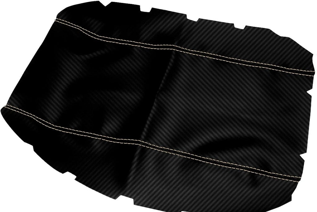 Console Lid Armrest Cover for Ford Expedition (2003–2006) Carbon Fiber