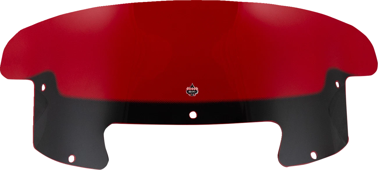 Klock Werks Kolor Flare Windshield 8" Red for Indian (KWW-04-0622)