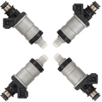 Set of 4 Fuel Injectors for Honda Accord, Acura Integra