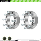2X 2" Wheel Adapters 8x6.5 to 8x180 14x1.5 for GMC Sierra, Chevy Silverado 2500HD (2001–2023)