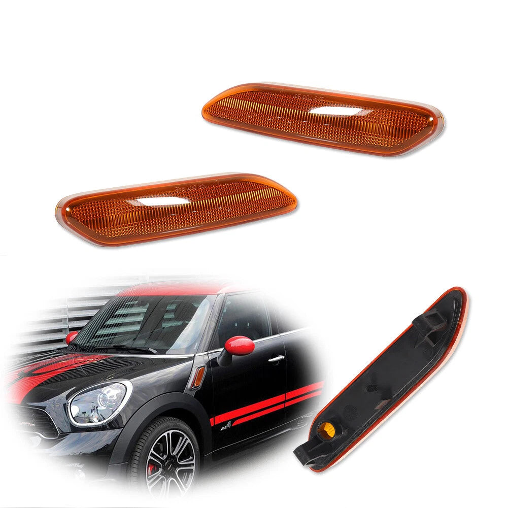 Amber Front Side Marker Lights for Mini Cooper Countryman (2012–2017)