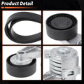 Kit Serpentine Belt Drive Tensioner Idler Pulley for BMW X3 X5 Z4 128i 325i