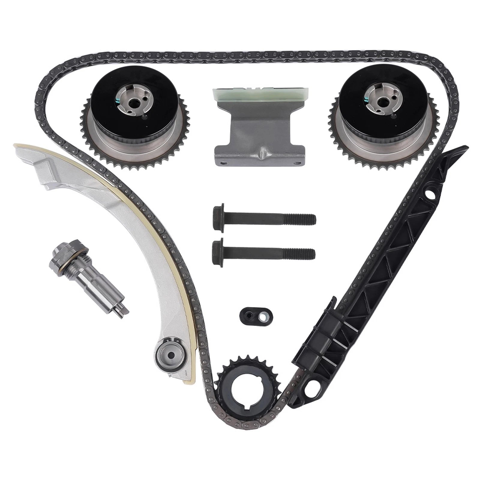 Engine Timing Chain Kit for Chevy Equinox HHR Impala Malibu (2009–2017)