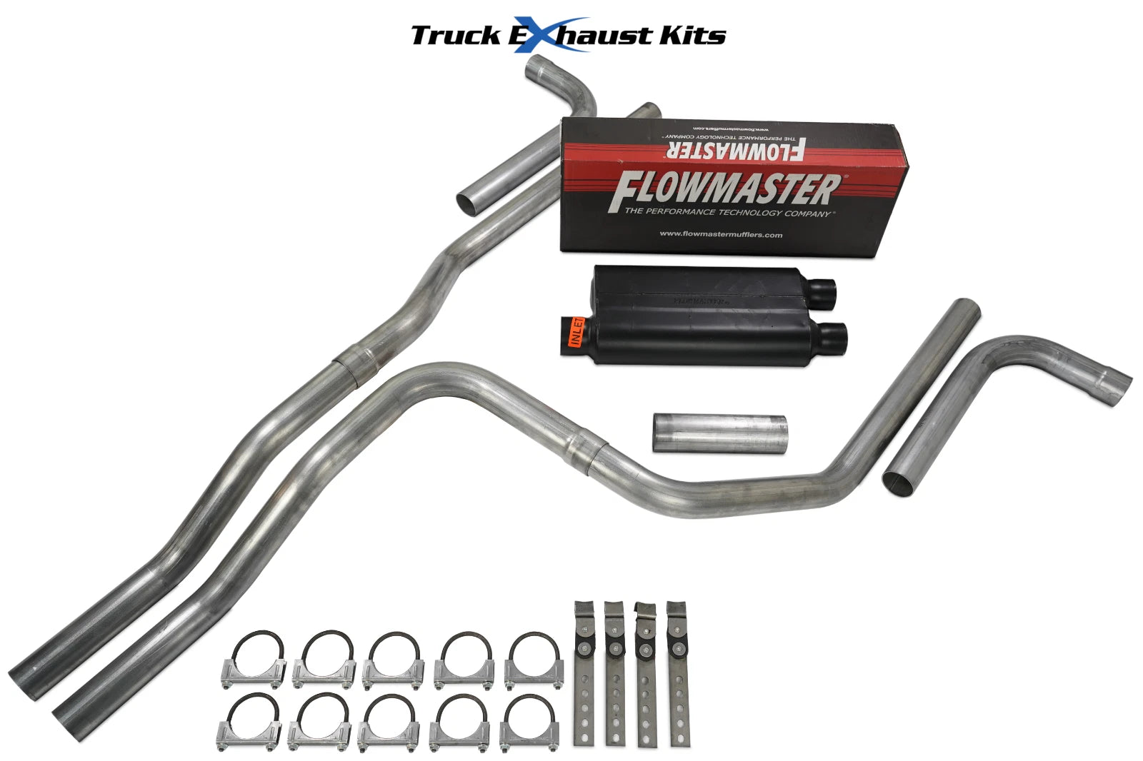 2.5" Dual Exhaust Kit for Chevy Tahoe (2007–2014) Flowmaster 50 Series