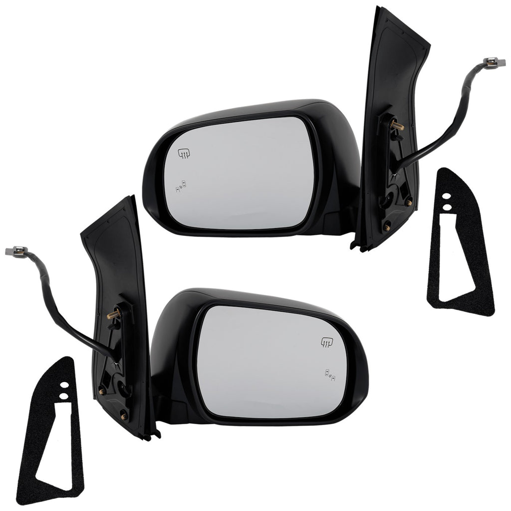 Heated Mirrors Set of 2 for Toyota Sienna