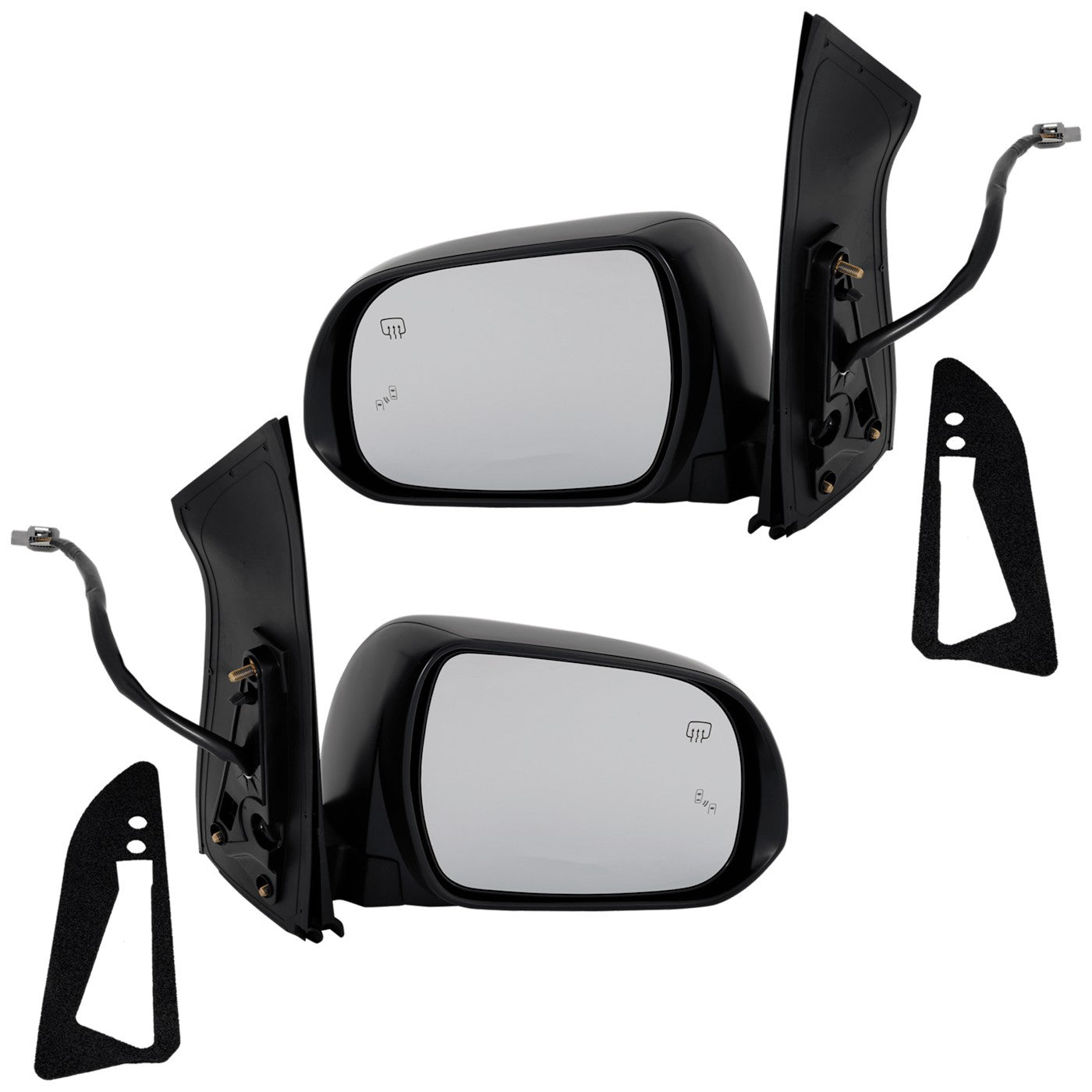 Heated Mirrors Set of 2 for Toyota Sienna