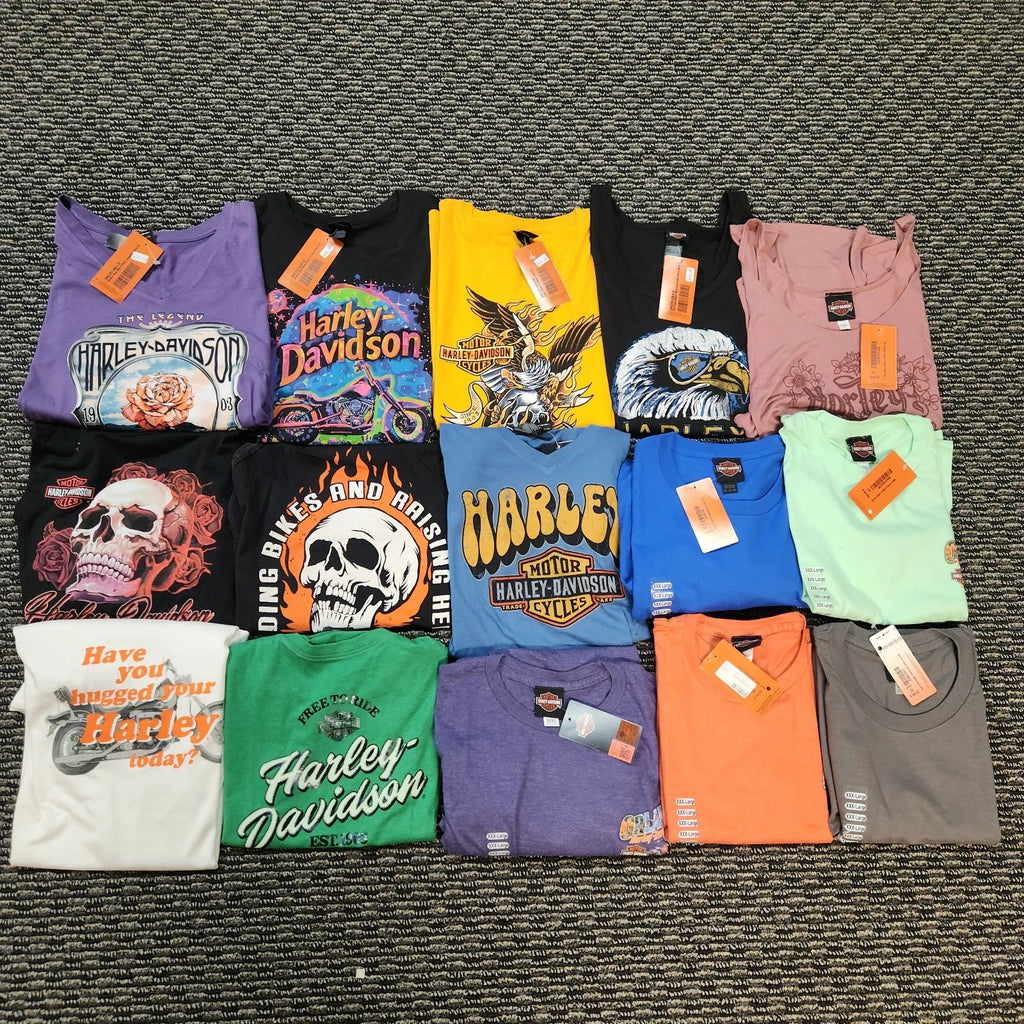 T-Shirts for Harley-Davidson (Mixed Sizes, Set of 15)