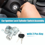Set of 1 Ignition Lock Cylinder Switch Assembly w/ Keys for Mazda B2000 (1986–1987)