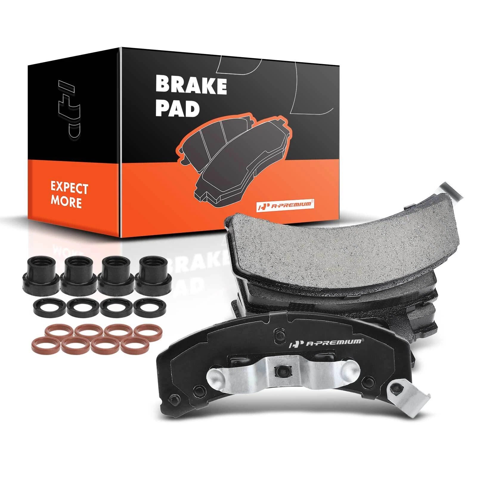 Set of 4 Front Ceramic Brake Pads for GMC Yukon Savana 1500 2500 (1992â2000)