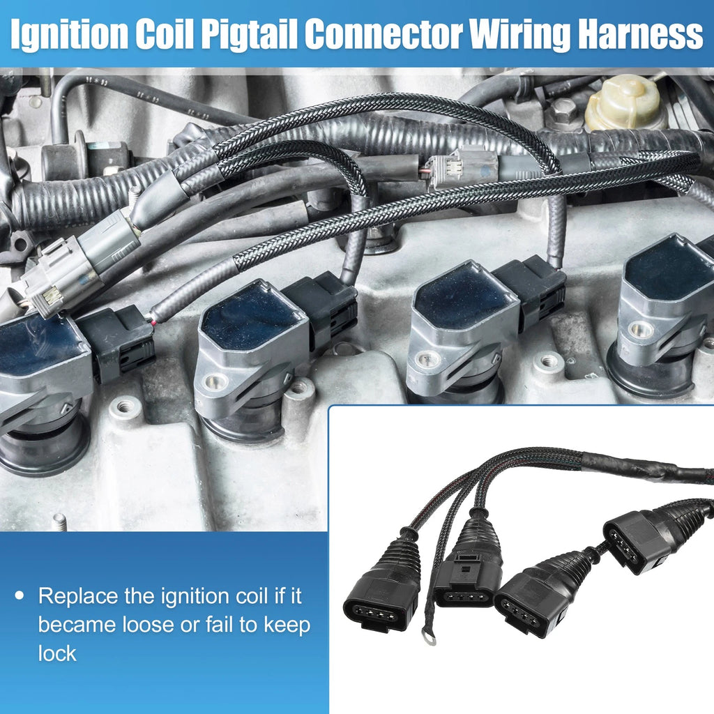 Ignition Coil Wiring Harness 06B998018T for Audi A4 TT VW Golf GTI Jetta (2000–2006)