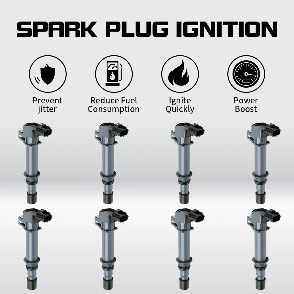 8 High Performance Ignition Coils for Dodge Dakota, Durango, RAM 1500 4.7L (1997–2004) UF270