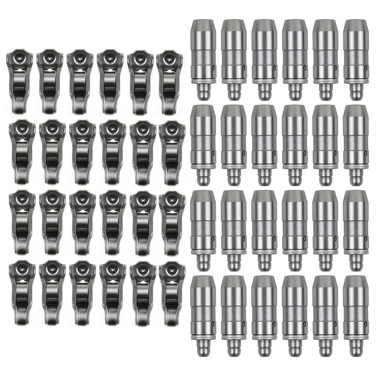 Set of 24 Rocker Arms & 24 Valve Lifters for Ford F-150, Lincoln Navigator (2004–2008)