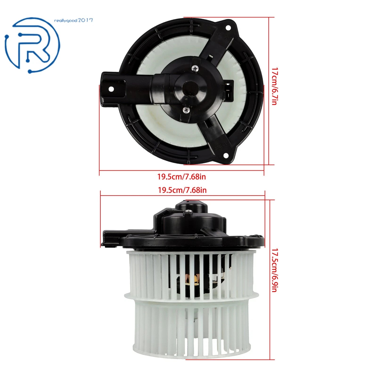 HVAC Heater Blower Motor W/Fan for Scion xA xB (2004–2006), Toyota Echo (2003–2005)