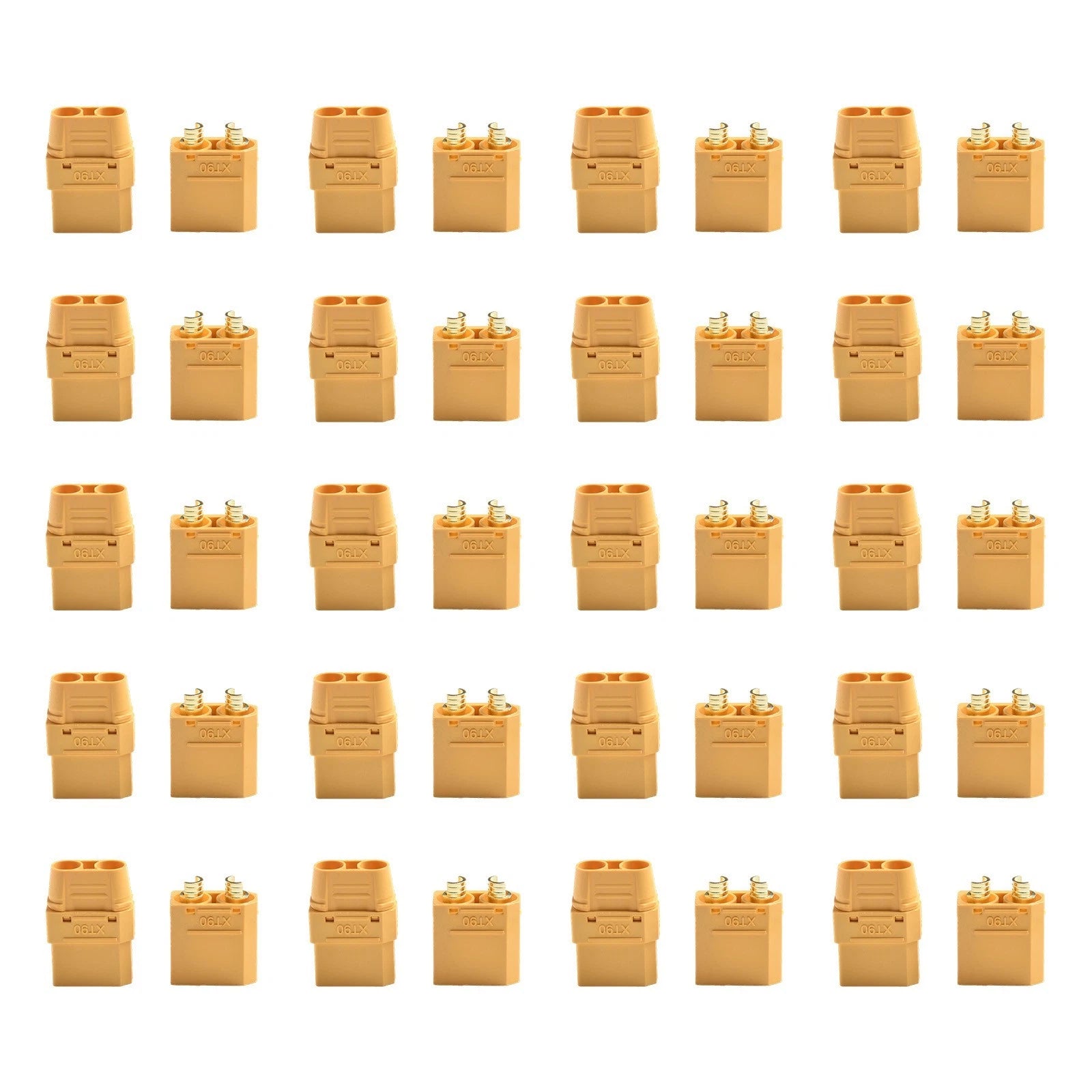20PCS XT90 Male Female Connectors for RC Battery Motor Wiring 90A