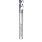 Set of 5 Carbide End Mills 3/16" Shank Diameter 4 Flute