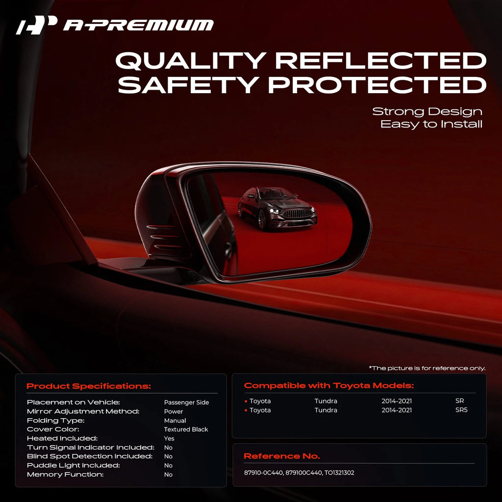 Power Mirror for Toyota Tundra (2014-2021)