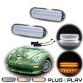 Clear Switchback LED Turn Signal Lights for VW Beetle (1998–2005)