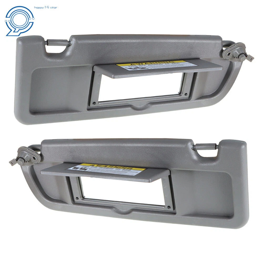Set of 2 Sun Visors for Honda Civic (2006–2011) Dark Atlas Grey