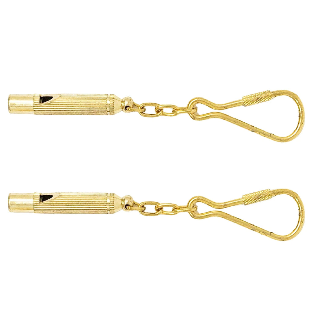 2X Mini Whistle Keychain for Universal Use (Keychain Accessory)