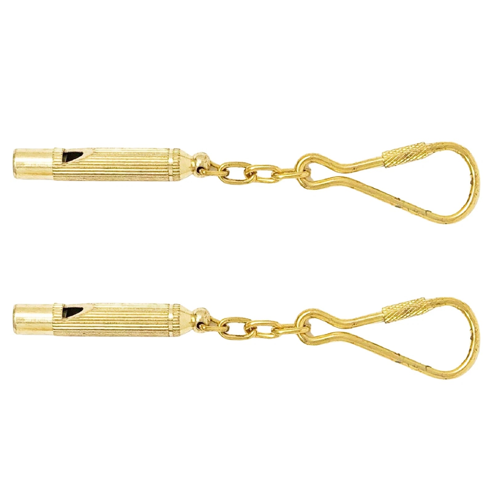 2X Mini Whistle Keychain for Universal Use (Keychain Accessory)