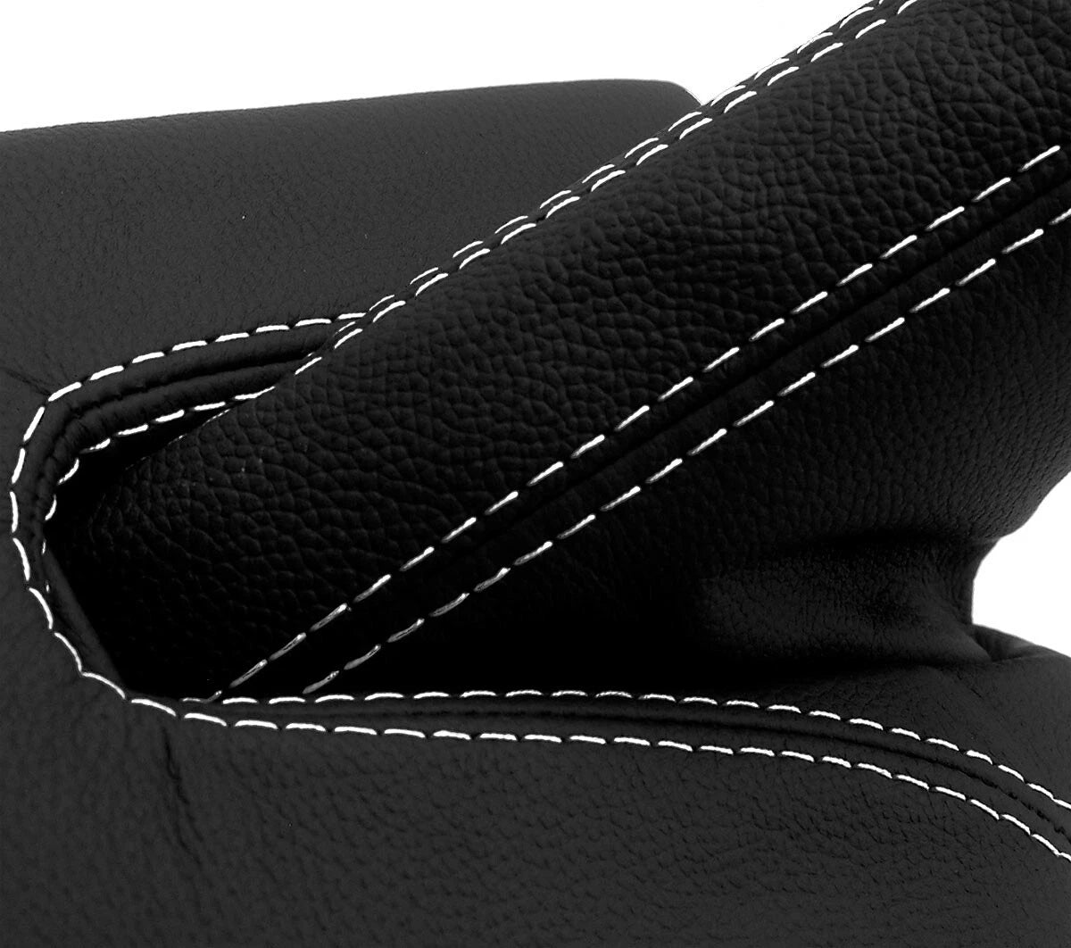 E Brake Boot Cover Leather for BMW M3 Z4 (2003–2008) White Stitch