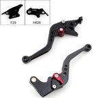 Short Brake Clutch Levers for Honda CBR929RR (2000–2001) - Black