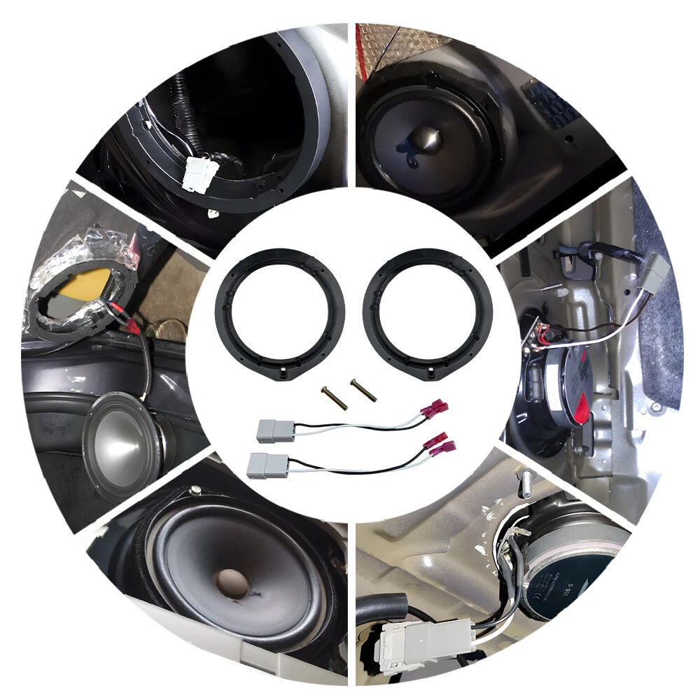 Set of 2 Speaker Adapter Plates for Honda Fit Pilot (2009–Present)