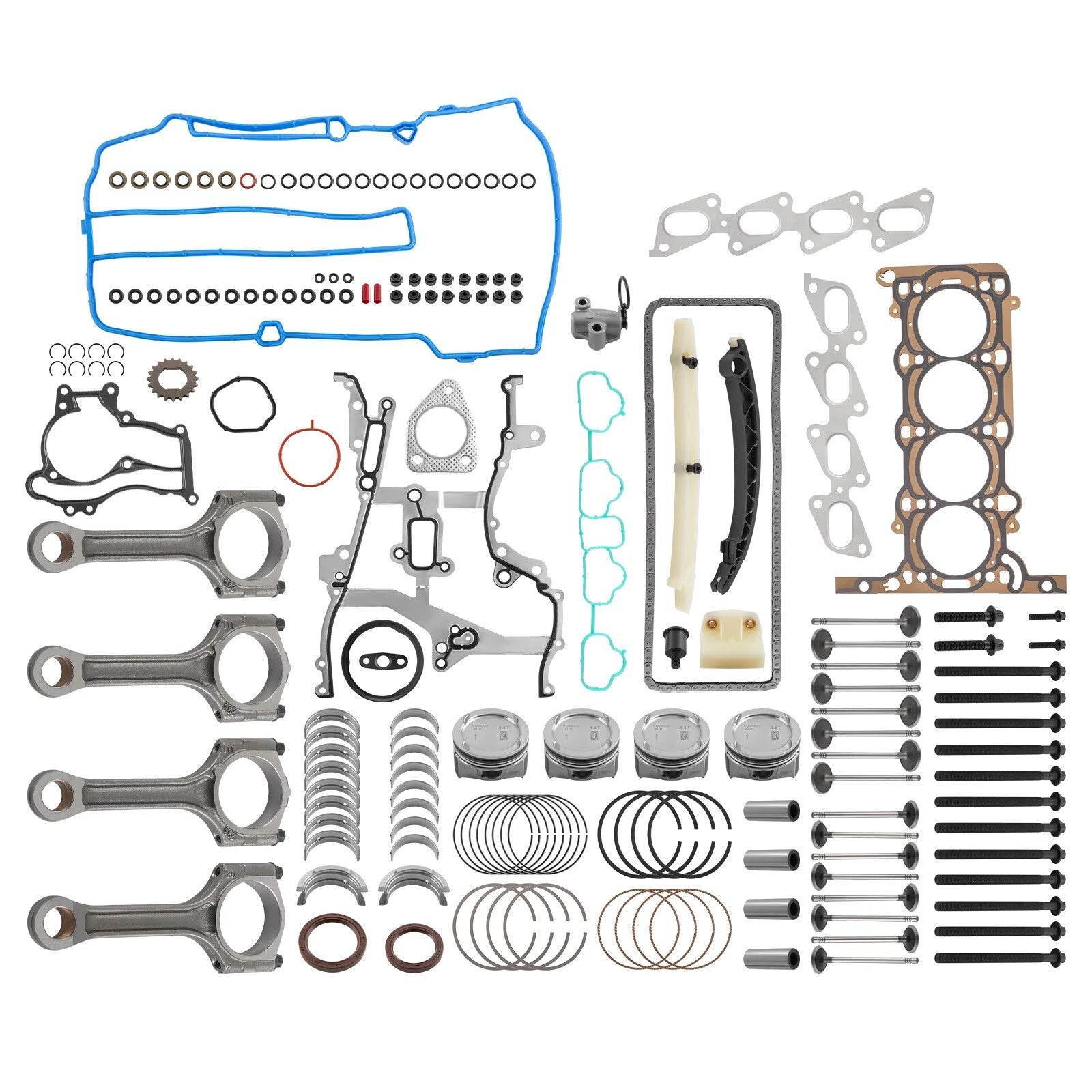Engine Rebuild Kit & Connecting Rods for Buick Chevy 1.4L Turbo
