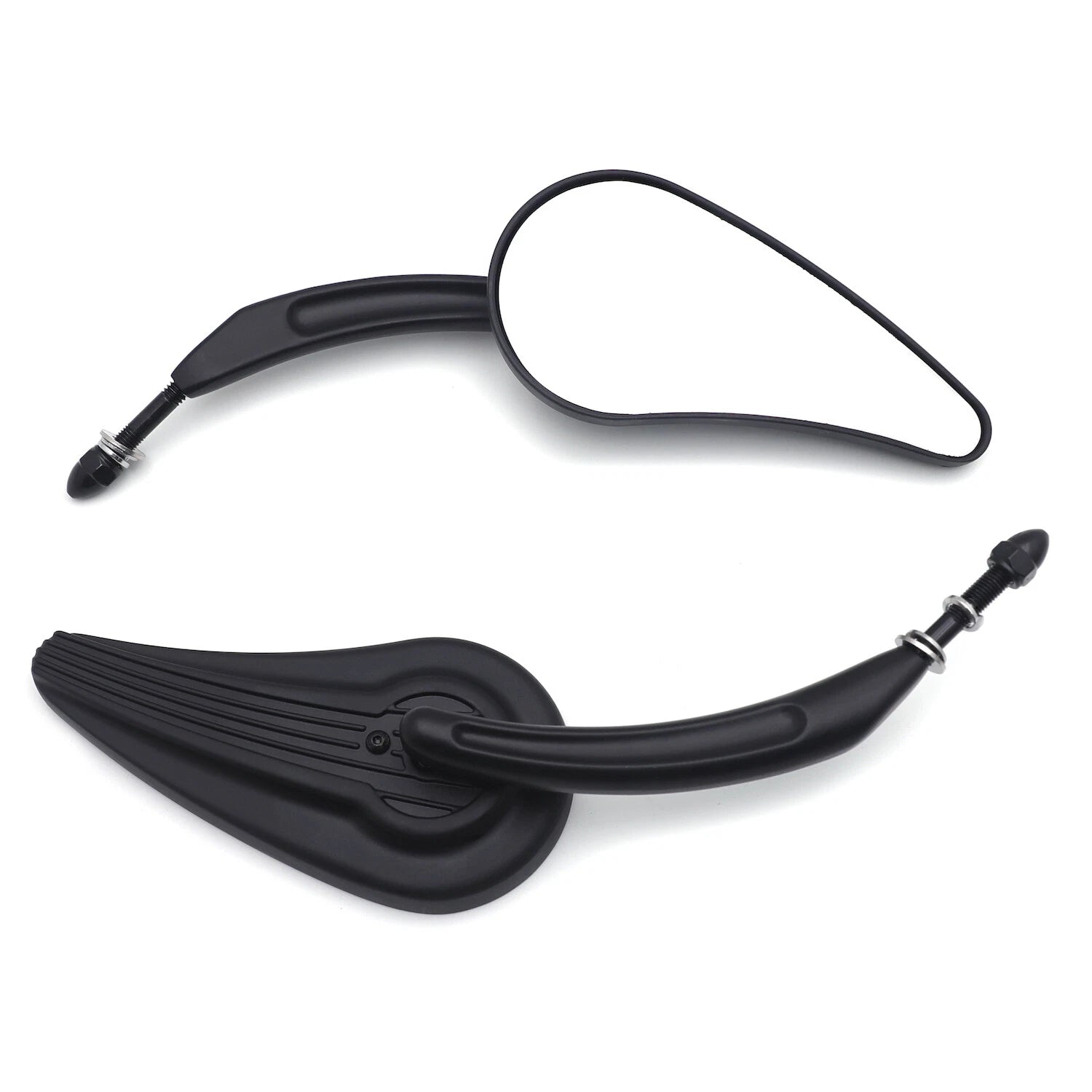 Tailfin Mirrors for Harley Sportster 883 XLH (Custom Aluminum)
