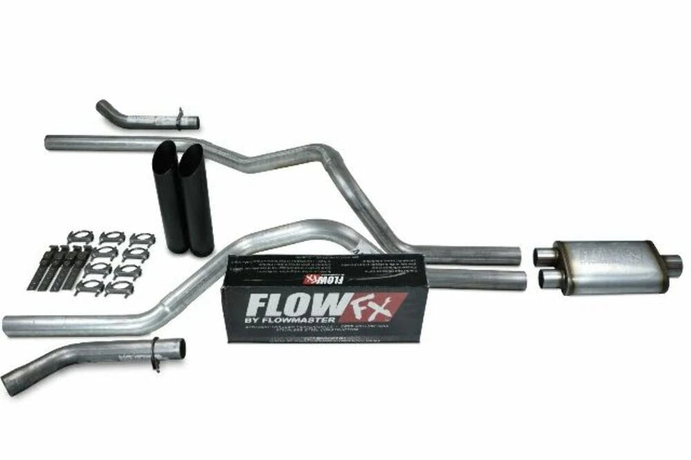 2.5" Dual Exhaust Kit for Dodge Ram 1500 (2019–2025) Flowmaster Flow FX Black Tip