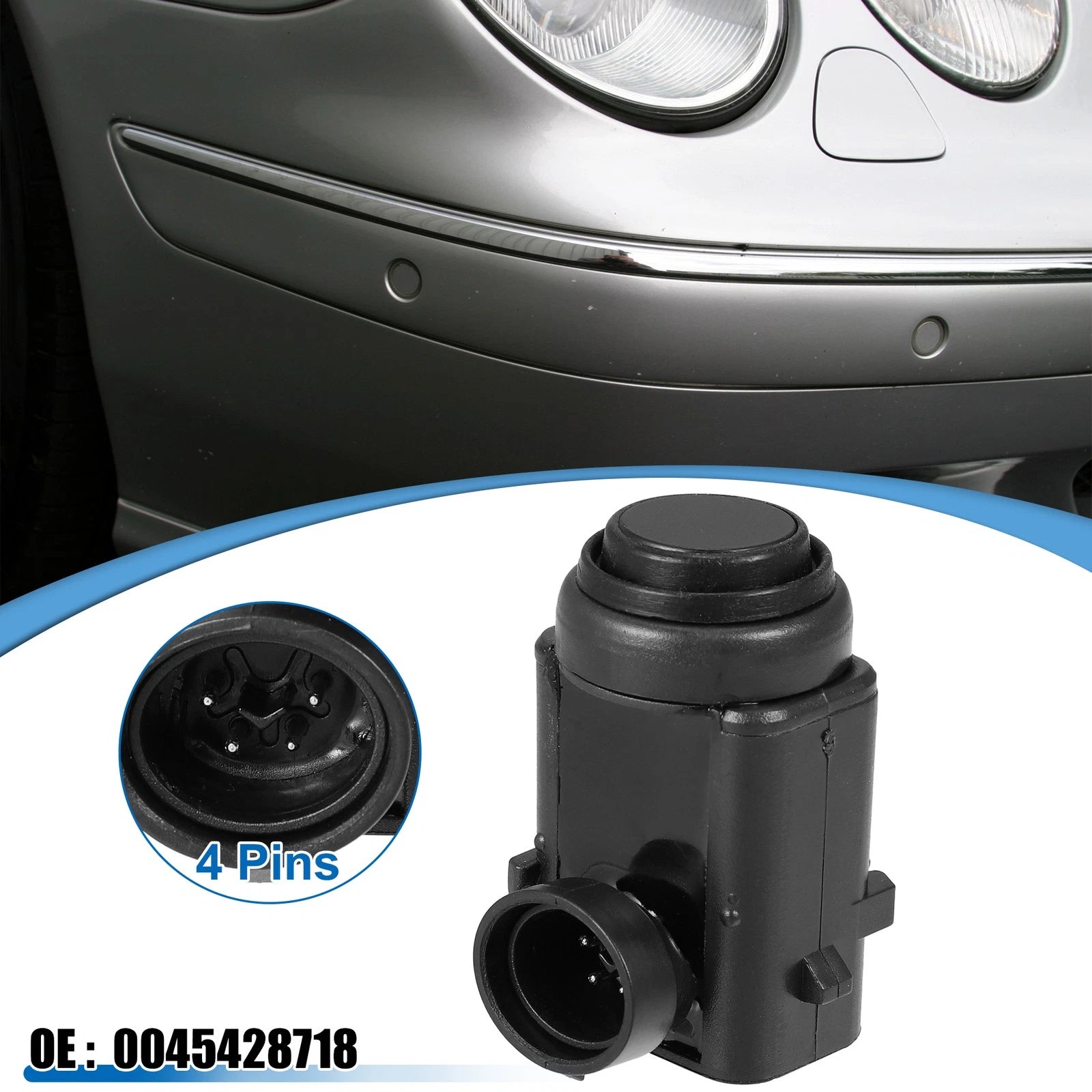 Set of 4 PDC Reverse Parking Assist Sensors 0045428718 for Mercedes-Benz 
