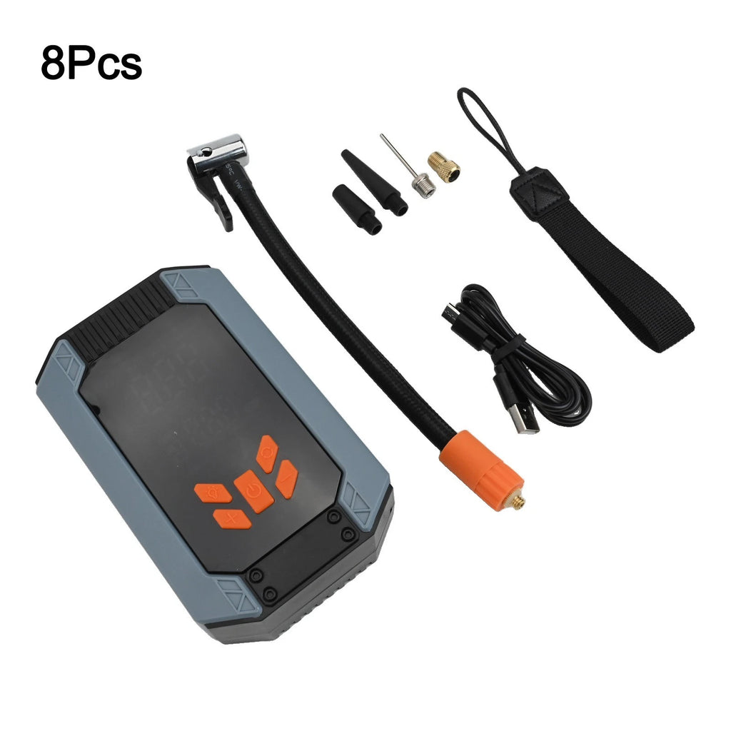 Electric Portable Inflator 150 PSI for Cars Motorcycles and Balls