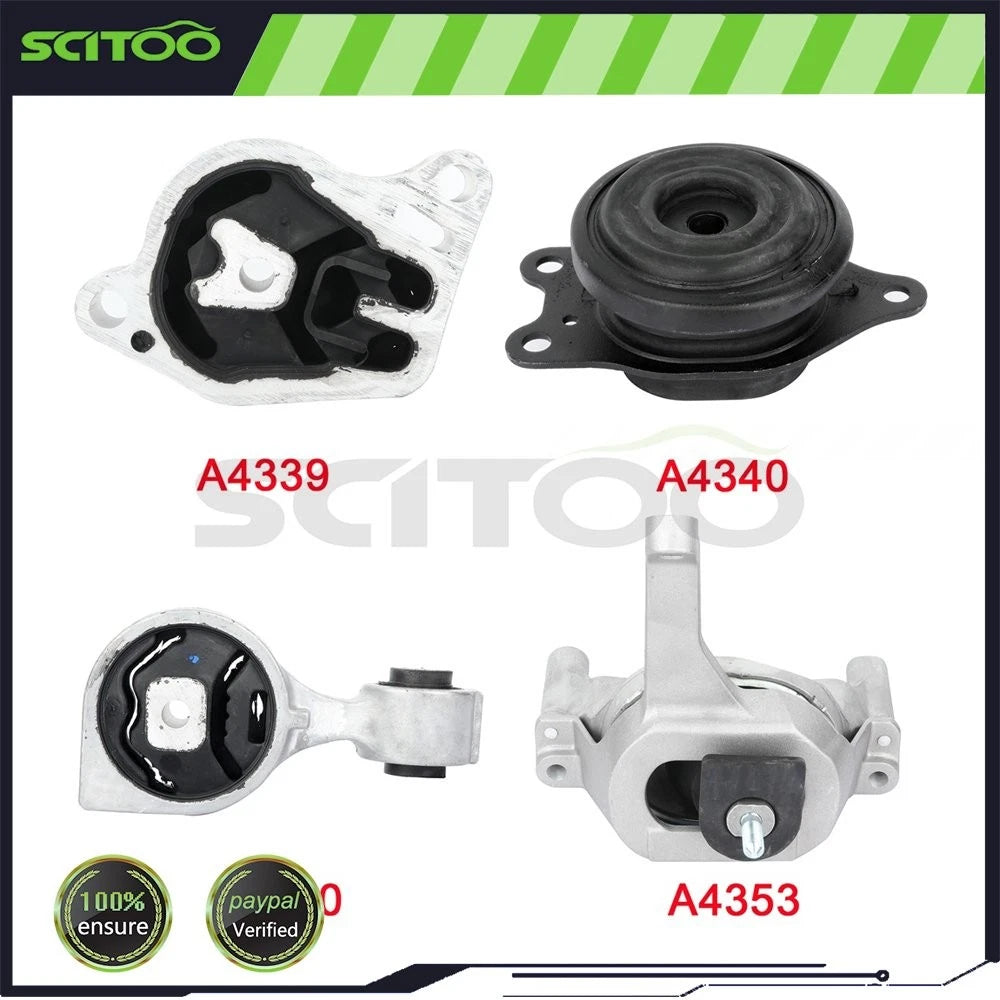 4X Transmission Engine Mount for Nissan Altima 2.5L Auto CVT (2007–2012)