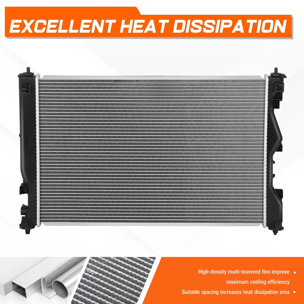 Aluminum Core Cooling Radiator for Lexus LS500 (2018–2024) DPI-13851