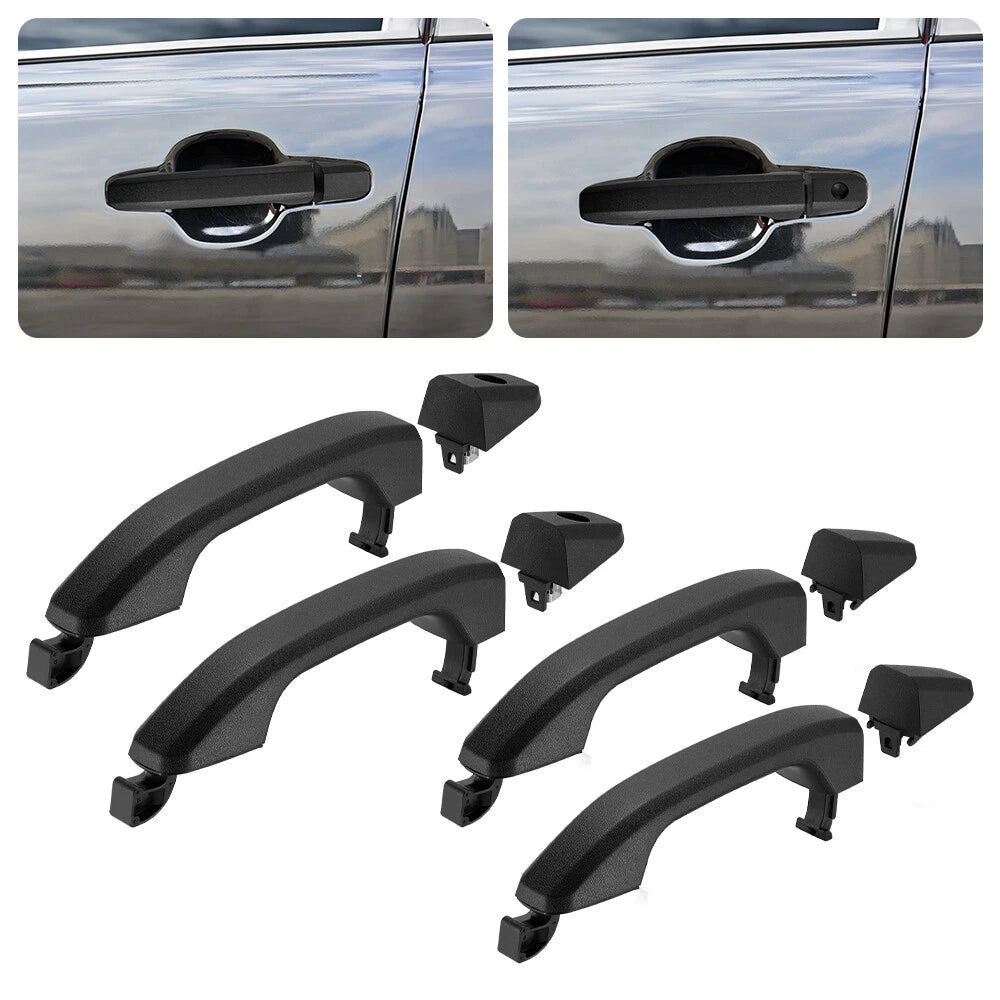 Exterior Door Handle Set for Chevy Silverado GMC Sierra 1500 (2014–2019)