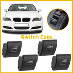 Set of 4 Window Switch Button Cover Caps for BMW E46 3-Series (1998–2006)