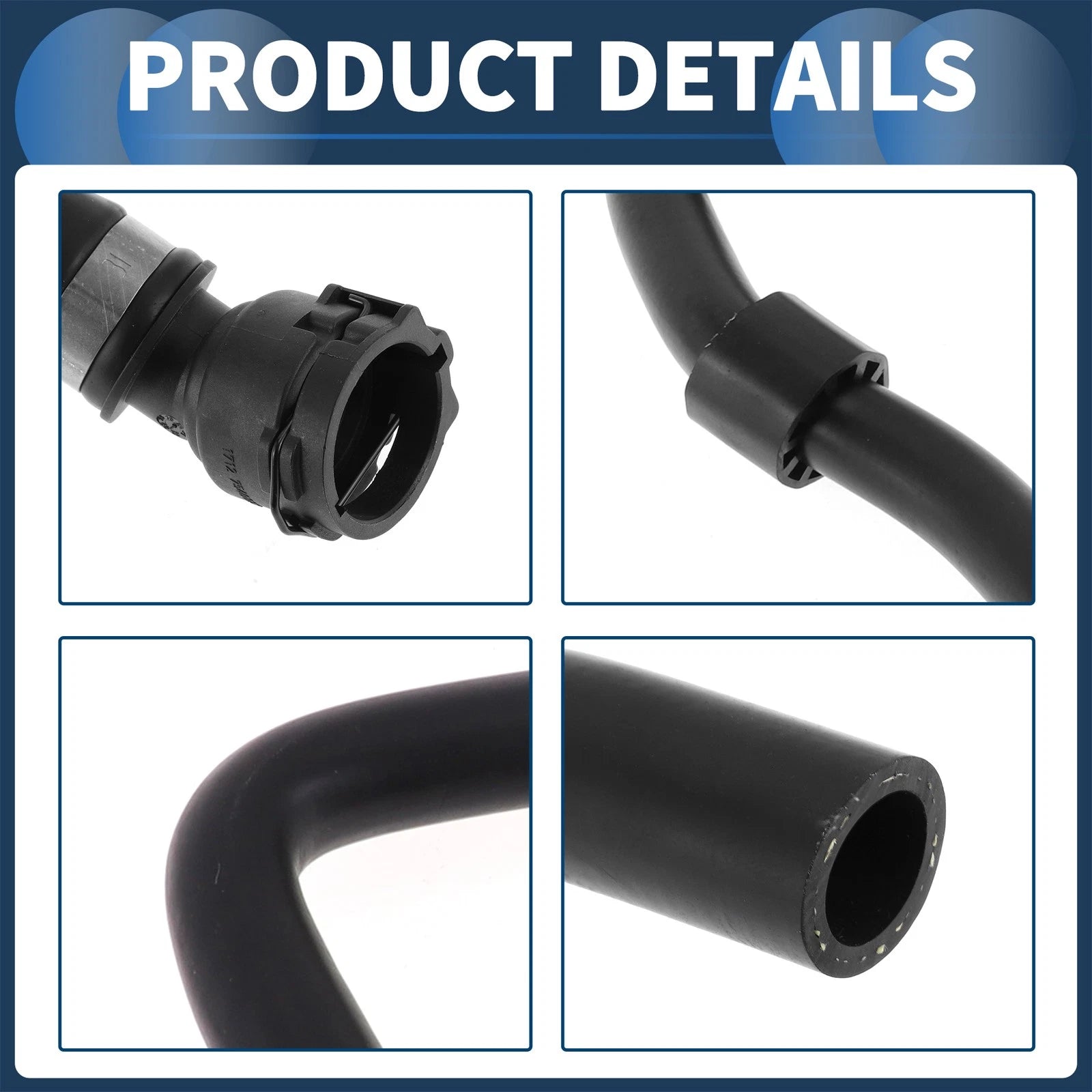 HVAC Heater Hose for BMW X3 E83 3.0L L6 (2007–2010) No. 64213416609 Rubber