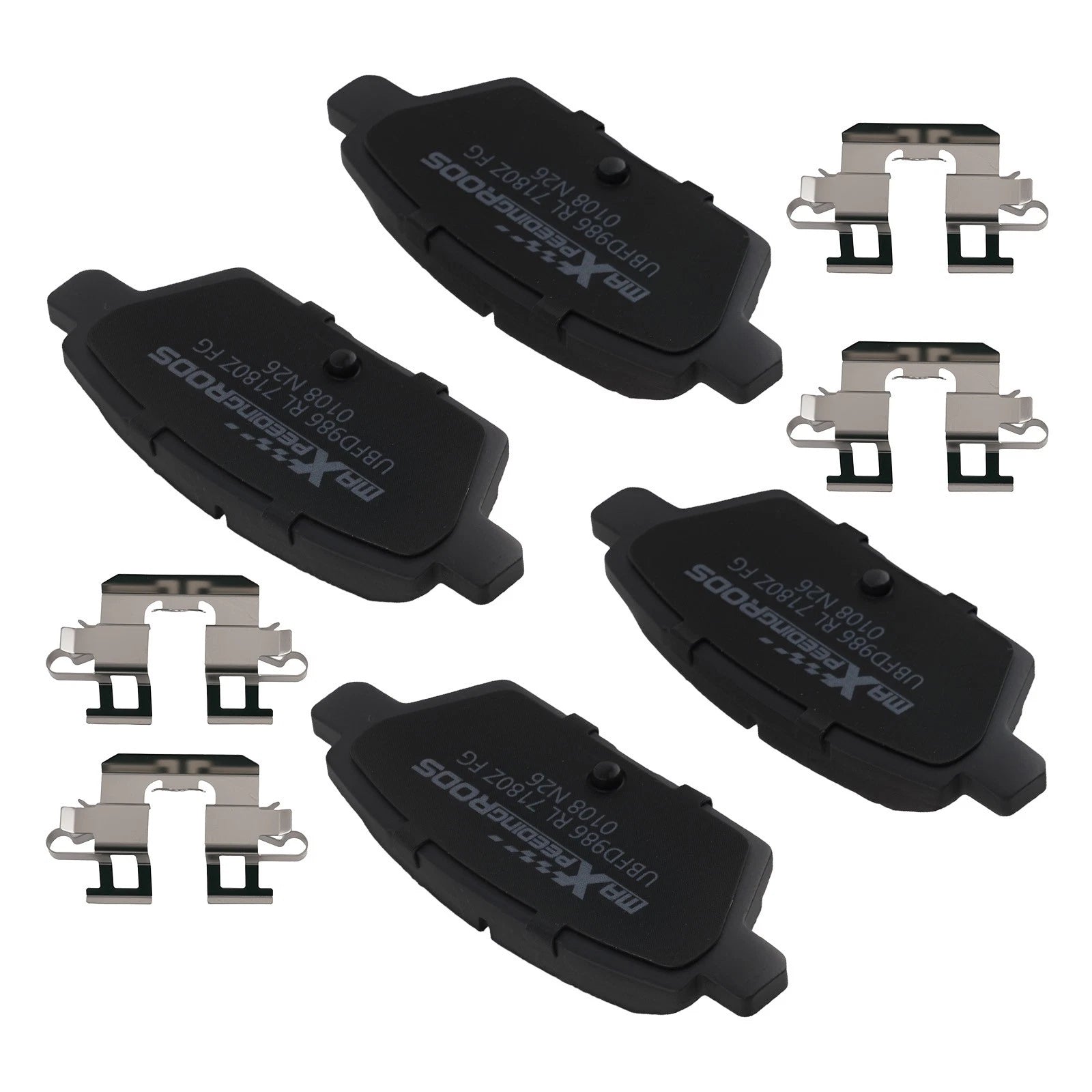 Rear Ceramic Brake Pads Kit for Mercury Milan (2006–2011) Mazda 6 (2006–2013) D1161