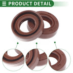 Set of 5 Oil Seal Rotary Shaft Seal FKM Rubber 15x26x7mm