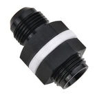 Flare Fuel Cell Bulkhead Fitting w/ Washer for Car - Black (N/A)