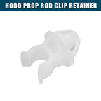 10 Pcs Hood Prop Rod Clip Retainer for Honda Prelude (1992–2001) White