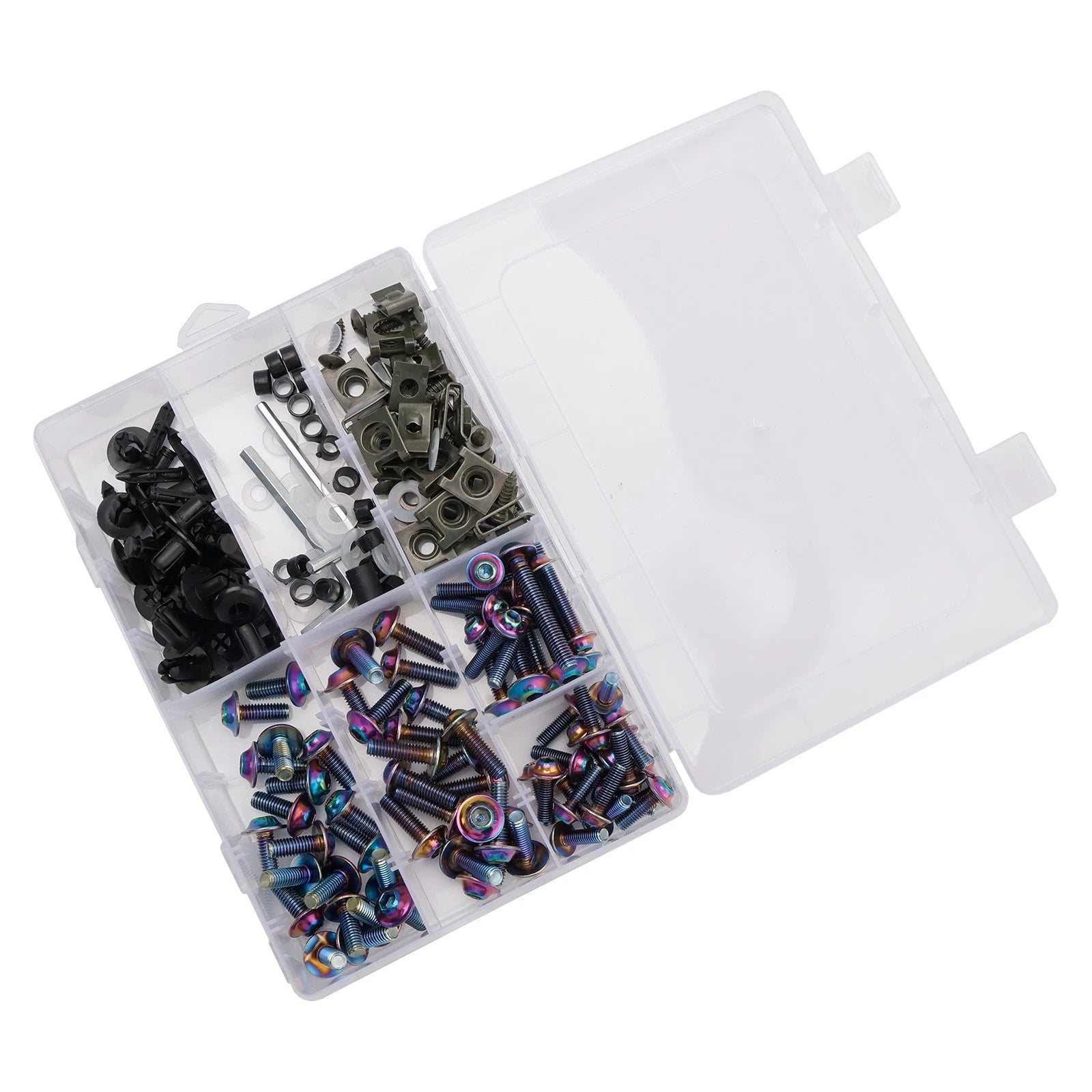 Iridium Fairing Bolts Screws Bodywork Kit for Yamaha YZF R6 R1 R3 R25 FZ07 FZ09 (2006–2023)