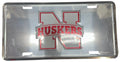 Chrome License Plate for Nebraska Car Truck (Metal)