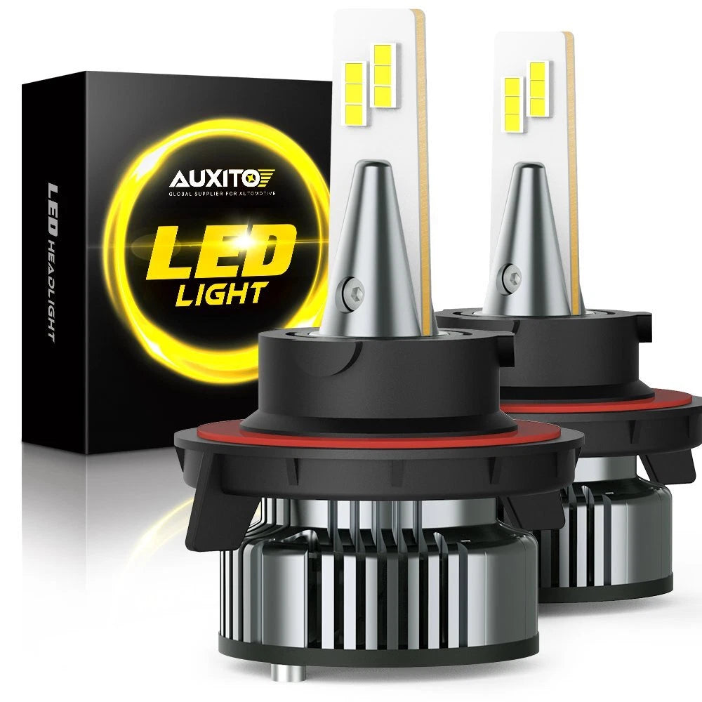 2X AUXITO H13 LED Headlight Bulbs for Ford F-150 (2004–2014)