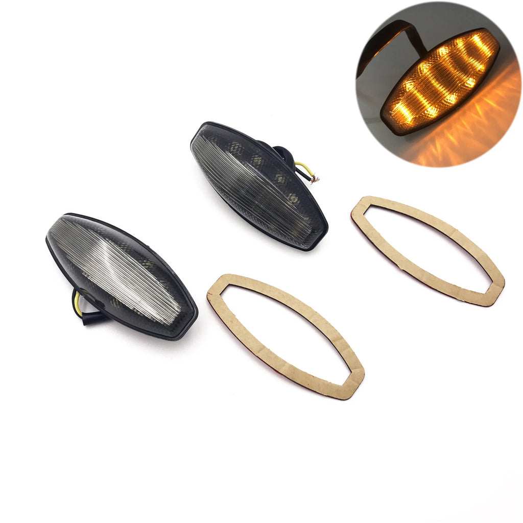 Turn Signal Blinker Marker Mirror Block Base Plate for Yamaha YZF-R1 (1998–1999)
