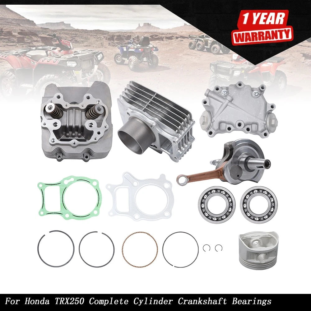 Complete Cylinder Crankshaft Bearings Rebuild Kit for Honda TRX250 (2001–2009)