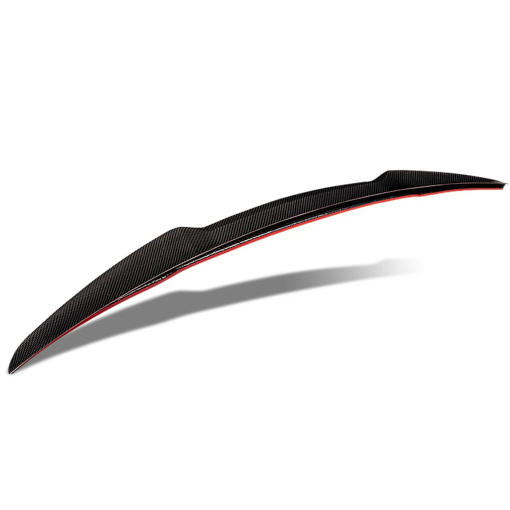 V-Style Carbon Fiber Trunk Lip Spoiler for Audi A4 Quattro (2017–2021)