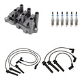 Set of 6 Denso Ignition Coil Wires & Bosch Iridium Spark Plugs for Cougar MPV (1999–2002)