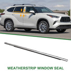 1pc Rear Left Weatherstrip Window Seal No. 757400E080 for Toyota Highlander (2015–2021)